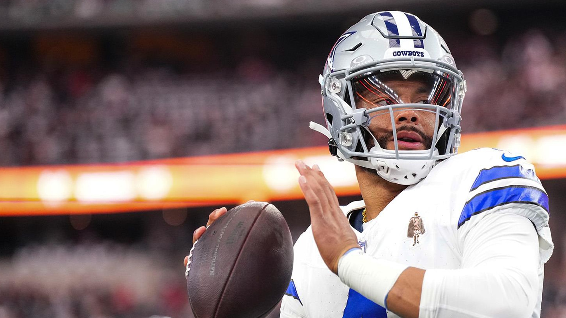 DirecTV changes Dak Prescott's jersey color from blue to purple, at NFL's  request - NBC Sports