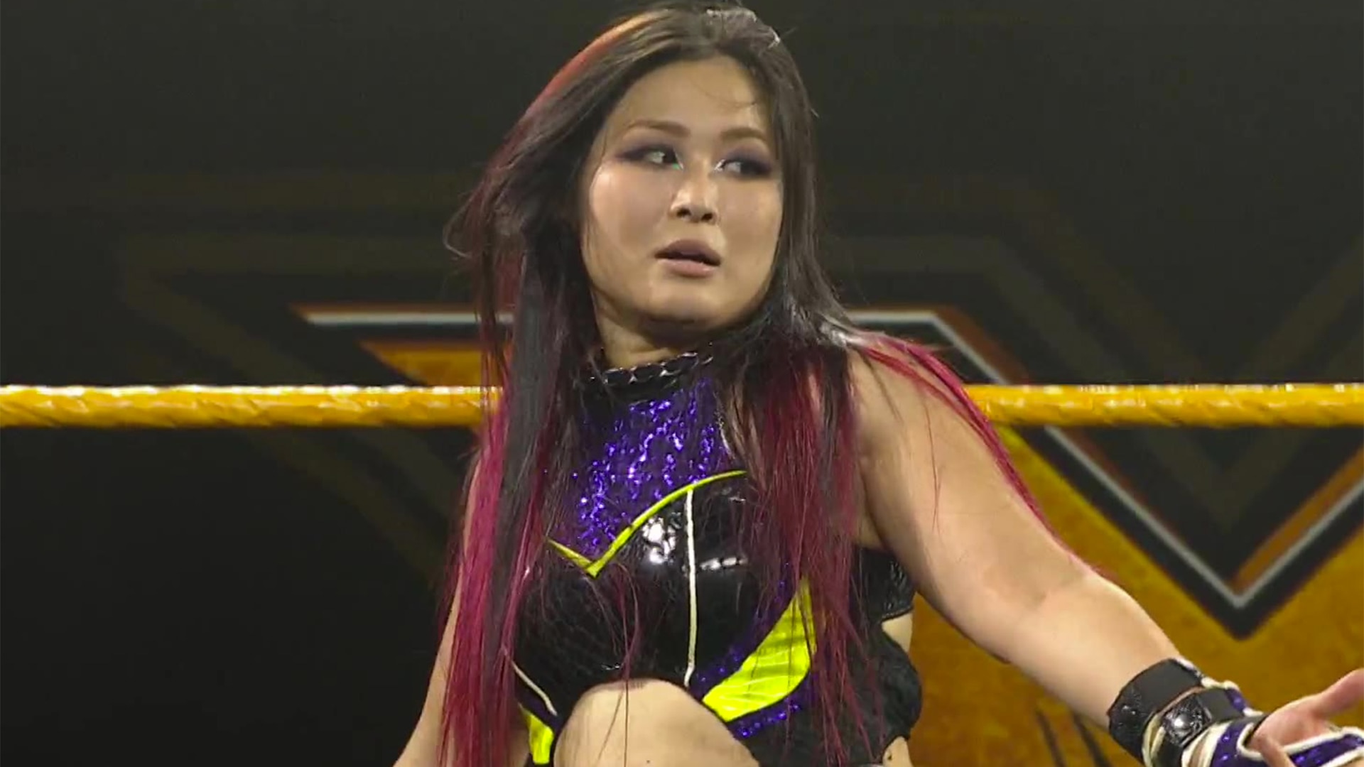 Watch Wwe Nxt Highlight Io Shirai Retains Title Over Rhea Ripley 