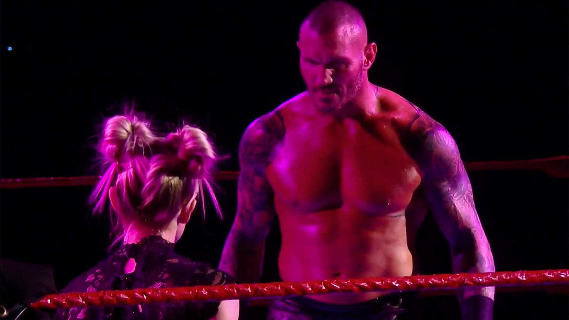 Watch WWE Raw Highlight Alexa Bliss Burns Randy Orton