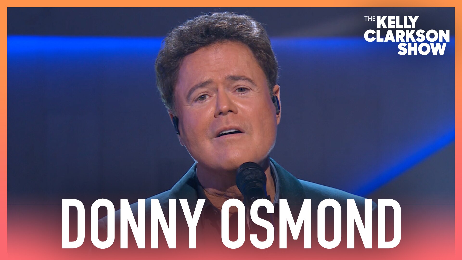 Watch The Kelly Clarkson Show - Official Website Highlight: Donny Osmond  Celebrates 50 Years Of 'Puppy Love' With Performance On The Kelly Clarkson  Show 