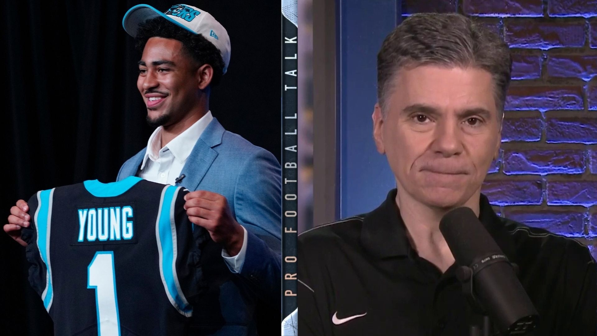 Watch NFL Clip: Panthers turn to Young at QB with No. 1 draft pick