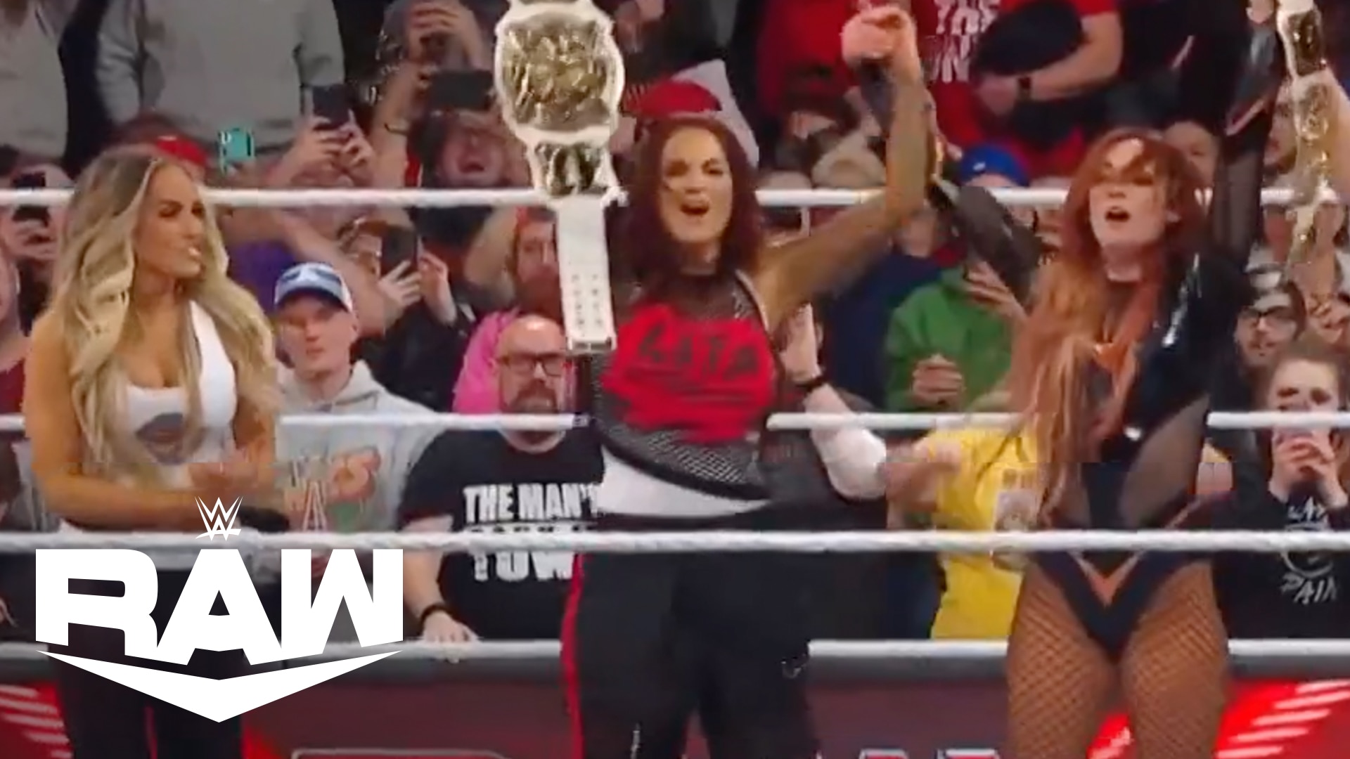 Watch WWE Raw Highlight Trish Stratus Helps Becky Lynch and Lita Win